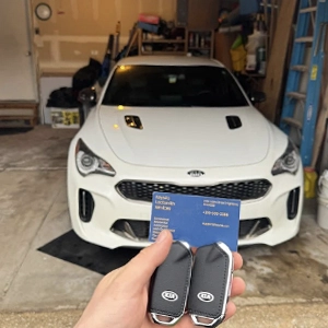 New key for for kia stinger 2023 by Keys4U Locksmith in Northwest Indiana